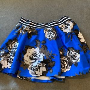 Justice Size 8 Flower Skirt